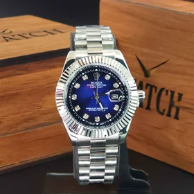 ساعت مچی مردانه رولکس دیت جاست Rolex datejust تاریخ دار با قفل پروانه ای کد2