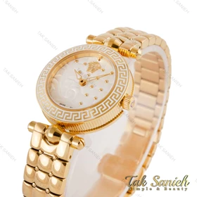 ساعت ورساچه زنانه مدل Micro Vanitas طلایی صفحه سفید Versace-4877-L