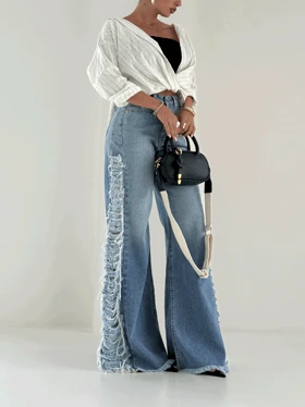 شلوار جین بغل ریش