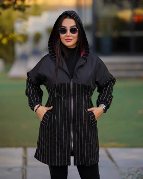 پالتو کلاهدار کوک دوزی