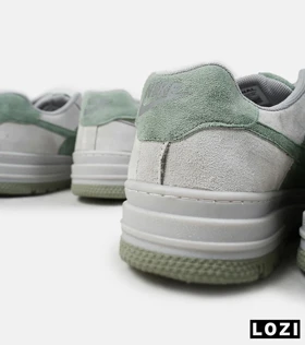 کفش کتانی بزرگ پا طوسی سبز NIKE AIR FORCE