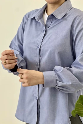 شومیز کتان نخ