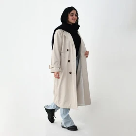 ترنچ کت بلند کد 844
