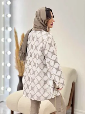 پالتو جلو باز مغزی دوزی