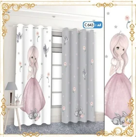 پرده پانچی اتاق کودک و نوجوان کد c-643