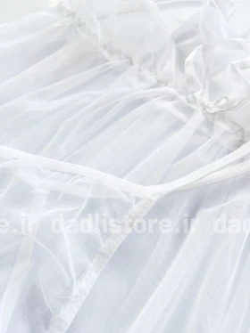 لباس خواب پیراهن حریر چین‌دار