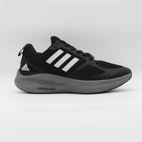 کتانی آدیداس مشکی طوسی کد 5278