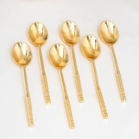 قاشق چای خوری طلایی