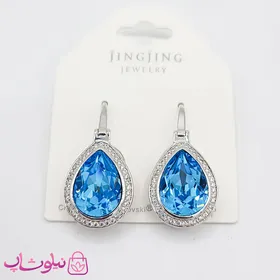 گوشواره سواروسکی ژوپینگ آبی
