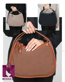 کیف زنانه دستی بغل چرم سحر K180