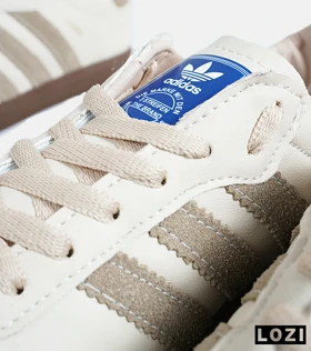 کفش کتانی مردانه و زنانه کرم قهوه ای ADIDAS Samba