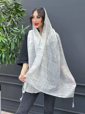 شال طرح بافت حصیری