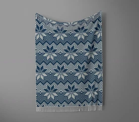 شال مبل ریش دار sofa shawl 379