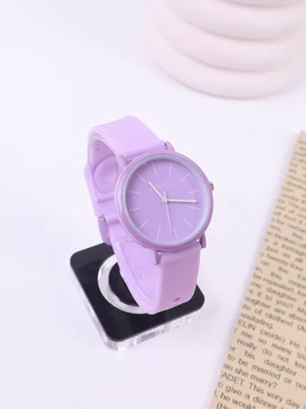 ساعت زنانه سیلیکونی بالون کد W440 (بنفش)