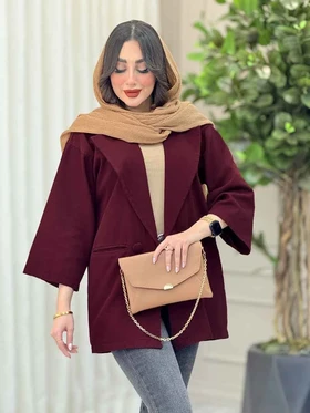 مانتو دو دکمه امیلیا