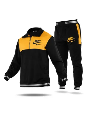 ست سویشرت نیم زیپ و شلوار اسپرت Nike