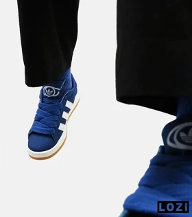 کفش کتانی مردانه و زنانه آبی سفید ADIDAS Campus