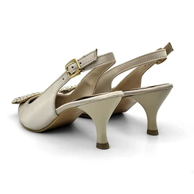 کفش مجلسی زنانه پاشنه‌دار 5 سانت مدل 400954 _ sandal valentino