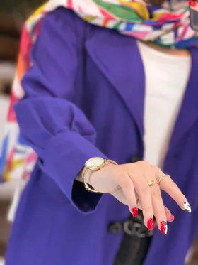 مانتو چهار دکمه سرجیب دوبل