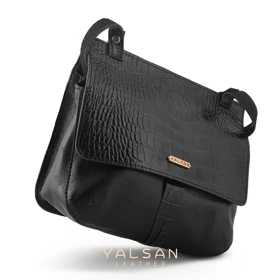 کیف دوشی زنانه چرم یلسان مدل ساینا کد 030-GC