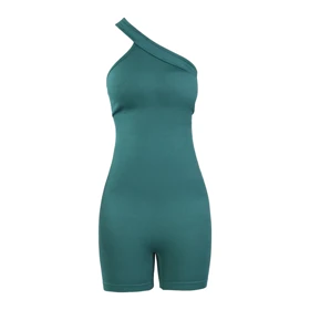 اورال سرهمی کوتاه ورزشی زنانه مدل ReDrop سبز آبی(استوک)