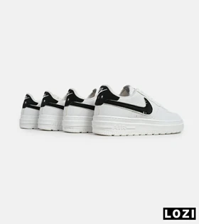 کفش مردانه و زنانه سفید مشکی NIKE AIR FORCE