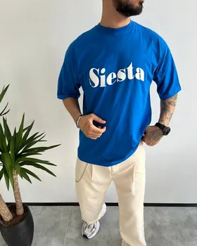 تیشرت استین کوتاه SIESTA رنگ آبی