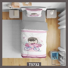 روتختی کودک طرح دختر فانتزی مدل T5732