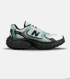 کفش کتانی مردانه و زنانه سفید سبز مشکی NEW BALANCE 530 V02