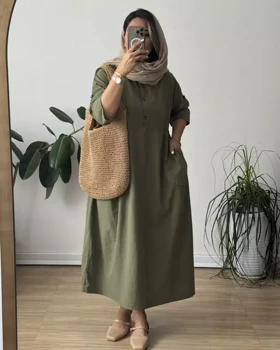 مانتو کفتان مروارید 1