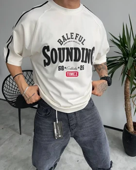 تیشرت یقه گرد SOUNDINGS رنگ سفید