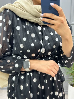 پیراهن حریر میدی 323