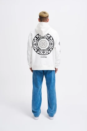 patchd patchd قومی ecru hoodie M3551