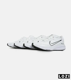 کفش کتانی مردانه و زنانه سفید نایک NIKE air zoom