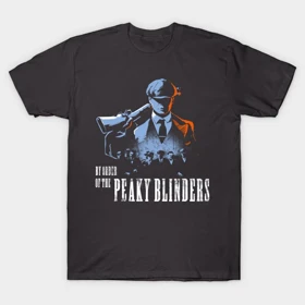 تیشرت کلاسیک پیکی بلایندرز | تیشرت peaky blinders طرح By order of the Peaky Blinders کد 111774