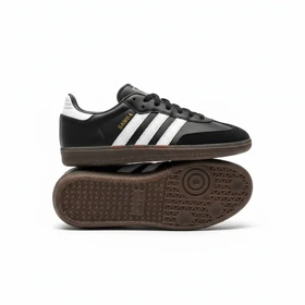 کفش و کتانی سامبا اقتصادی مشکی سفید کد 295042