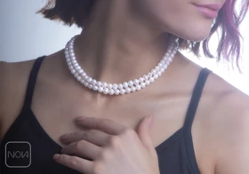 گردنبند مروارید کد 211183