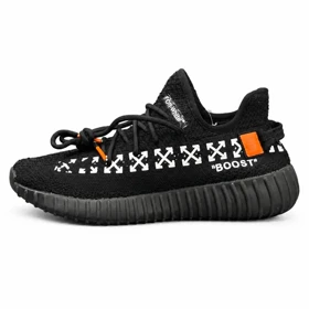 کتانی مردانه آدیداس مدل یزی بوست مشکی تمام Adidas Yeezy Boost 350