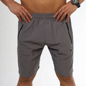 شلوارک آیرو بلند نایک بدنسازی طوسی روشن