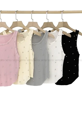 تاپ بافت نگین‌دار کد1004324