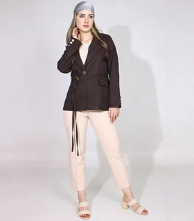 کت L$ زنانه کد 1741 (قهوه‌ای)