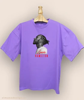 تیشرت لش مردانه و زنانه طرح لوئیس همیلتون کد 984