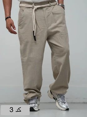 شلوار لینن کجراه ترک