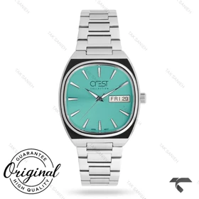 ساعت کرست مردانه 6389-3 صفحه آبی Crest-11082-G