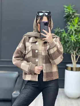 چهارخونه کتی دو جیب پاکتی