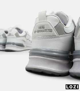 کفش کتانی مردانه سفید طوسی NEW BALANCE yg niubailun مدل 5274