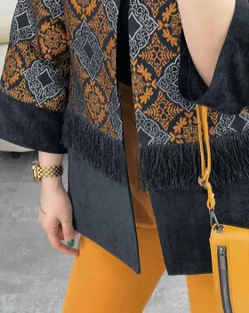 مانتو سنتی ترکیبی (61) کد 3336