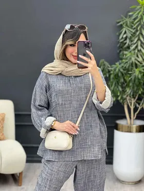 ست مانتو و شلوار آبرنگی