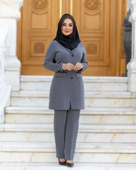 مانتو اداری مدل تابان کد 2174