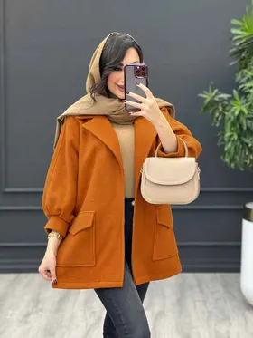 پالتو جیب پاکتی آستین پیله